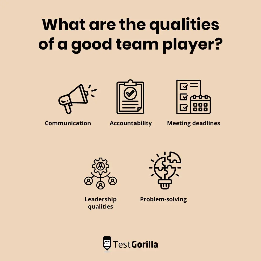What are the qualities of a good team player