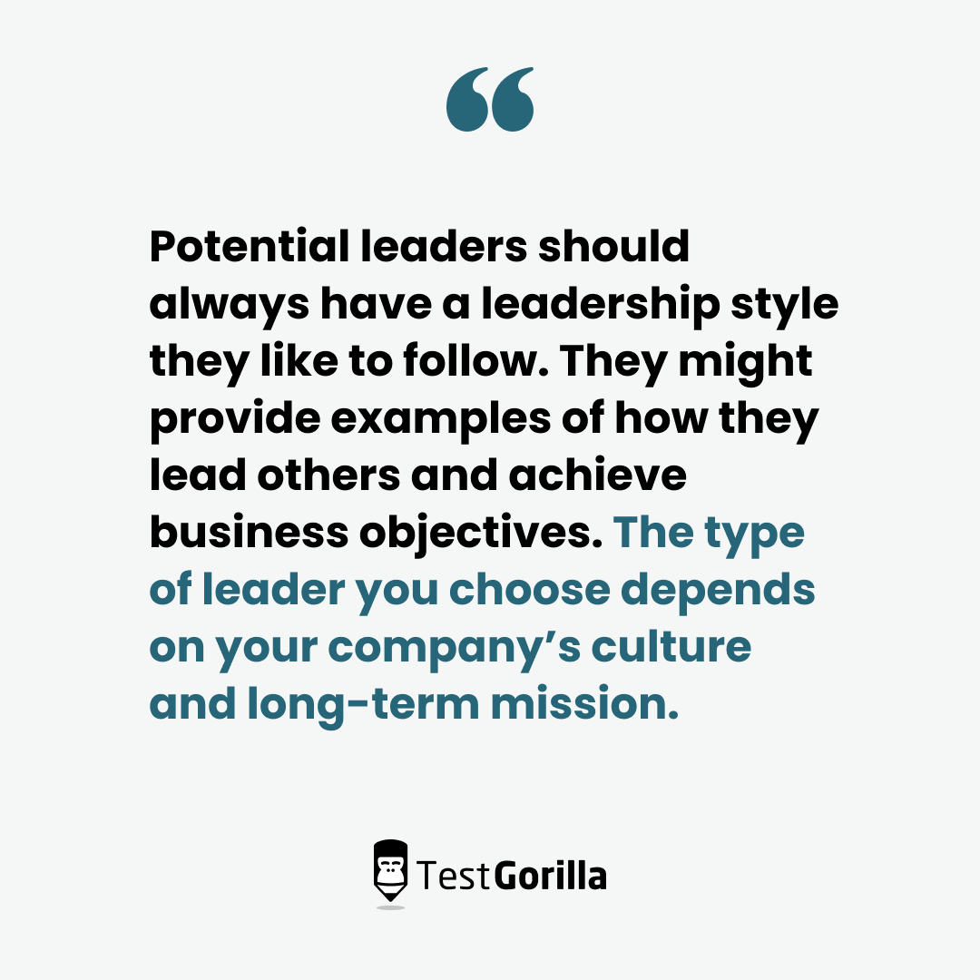 HR directors leadership style Quote