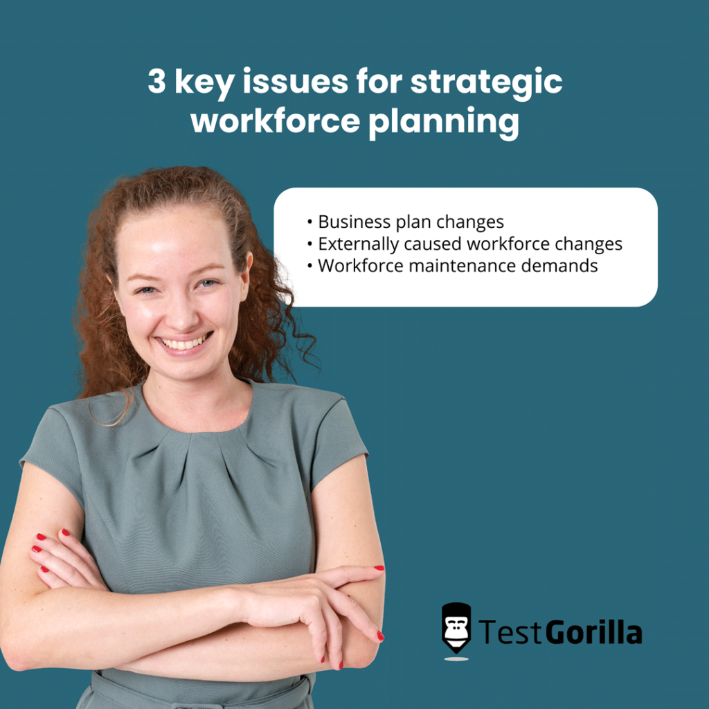 Business plan changes externally caused workforce maintenance demands