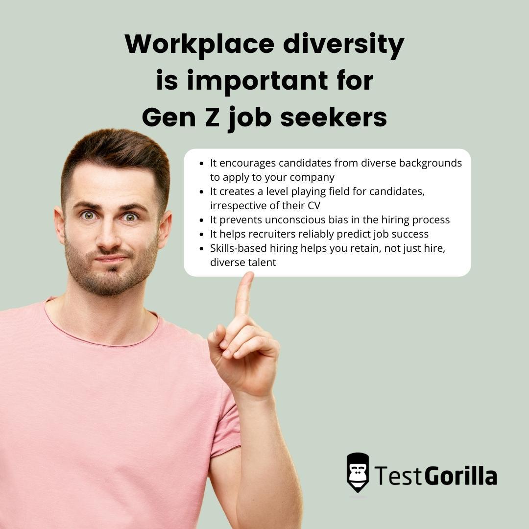 Workplace diversity is important for Gen Z job seekers