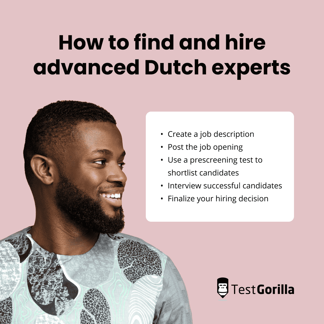 find and hire advanced Dutch experts
