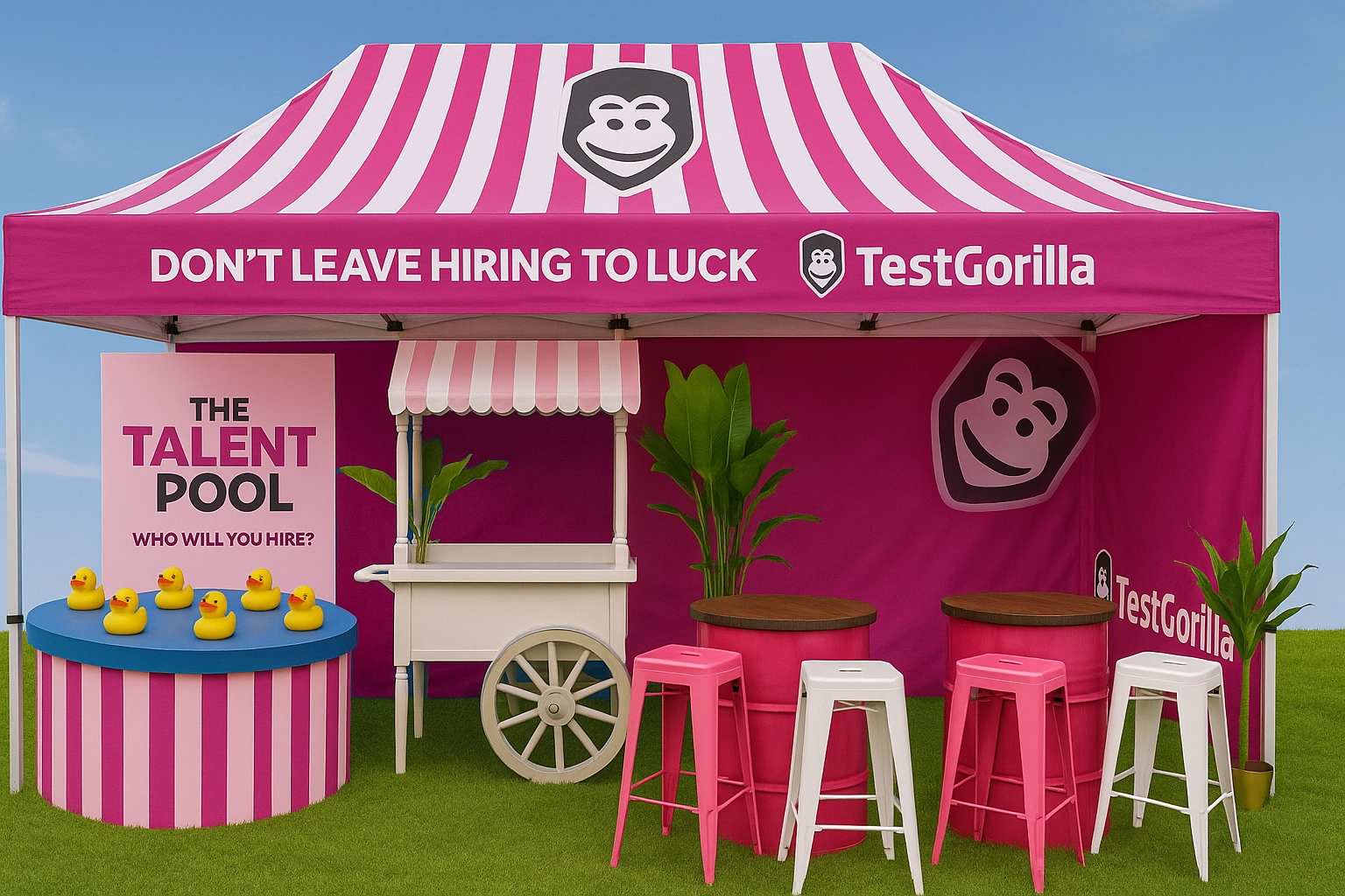 The TestGorilla stand at RecFest 2025