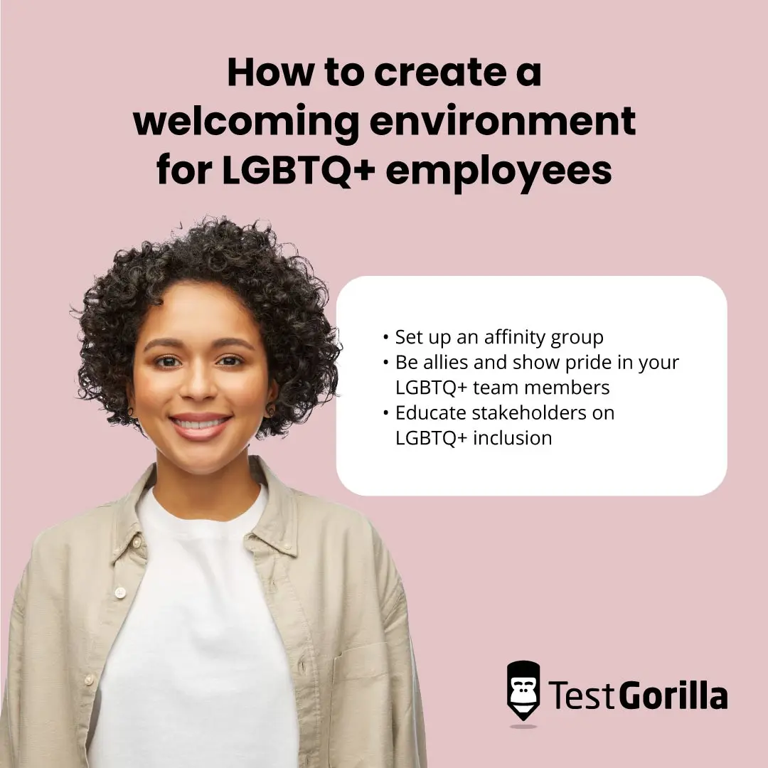 How to create a more welcoming environment for LGBTQ employees