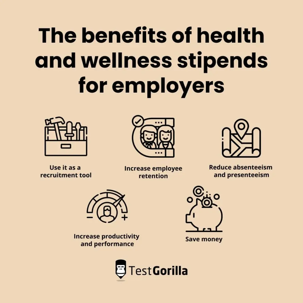 benefits of health and wellness stipends for employers