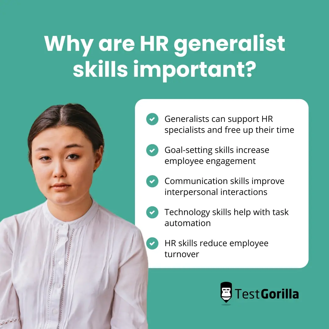 Why are HR generalist skills important graphic