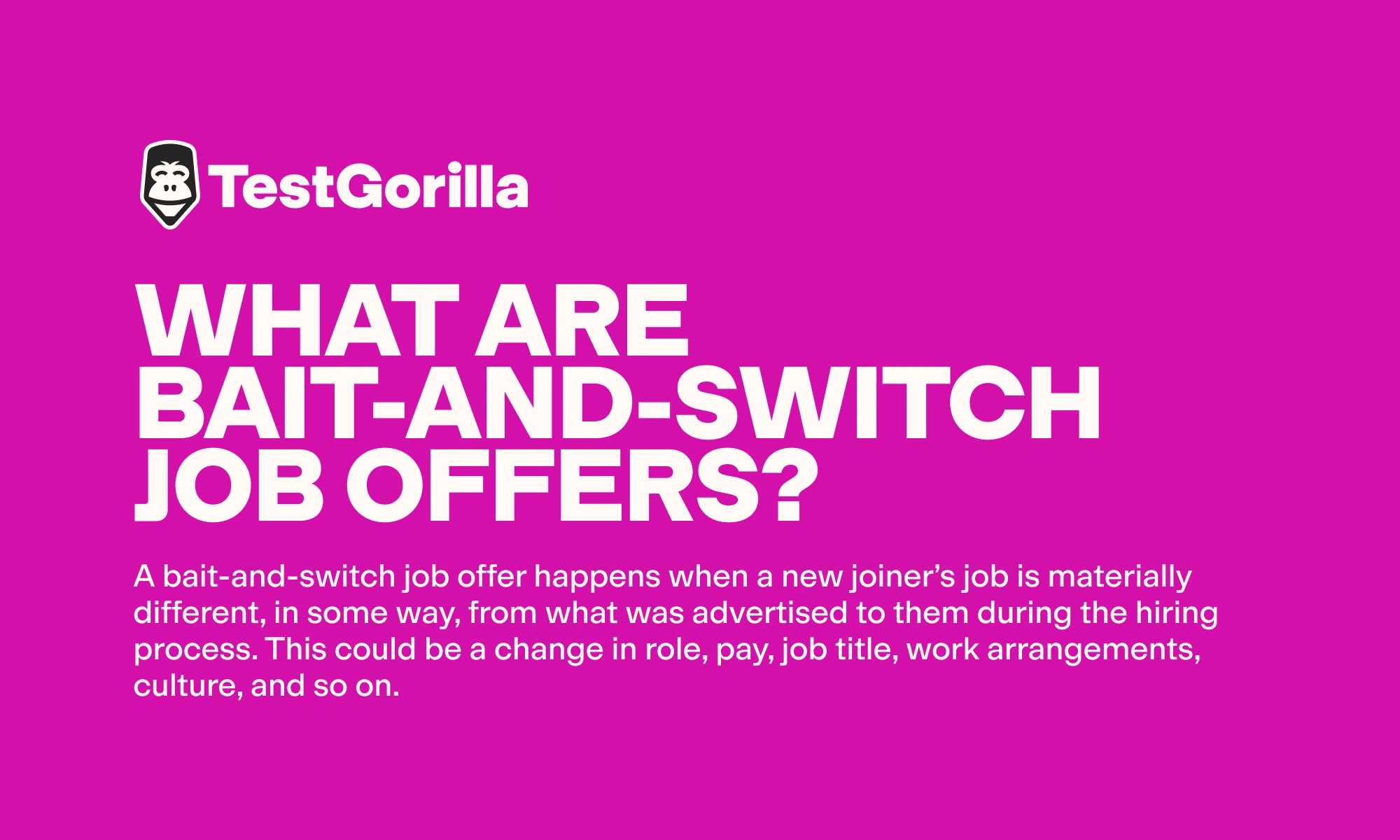what are bait and switch job offers featured image