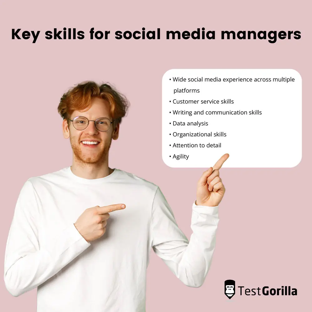 key skills for social media manager test