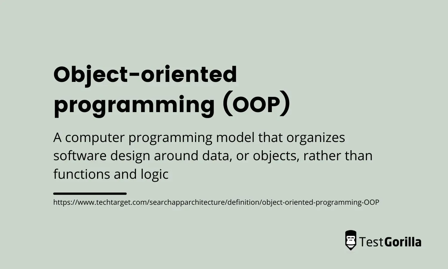 object-oriented programming definition