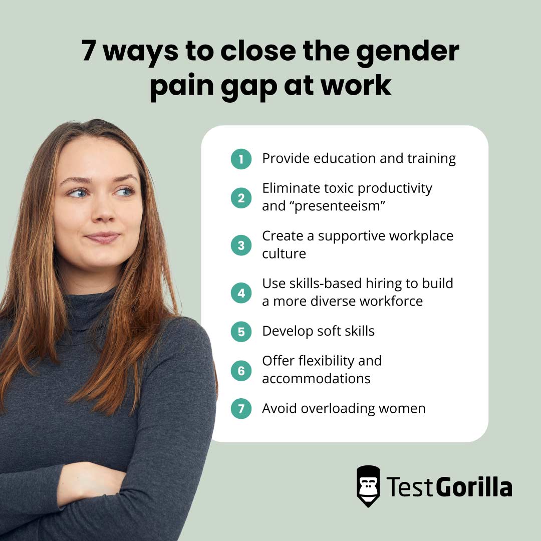 7 ways to close the gender pain gap at work