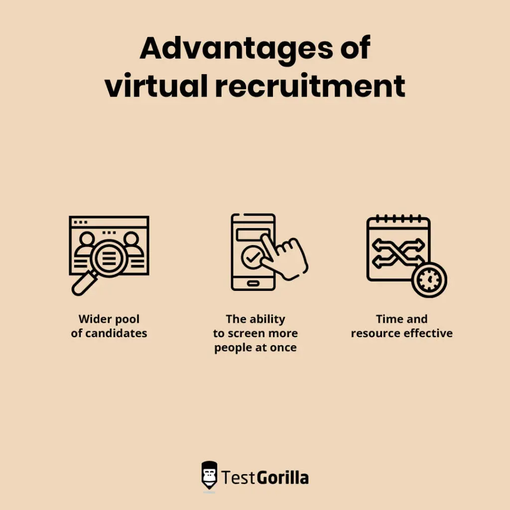 advantages of virtual recruitment