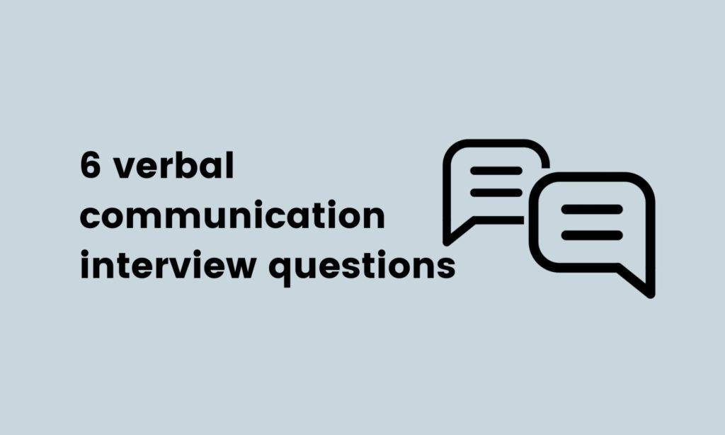 questions d’entretien sur la communication verbale