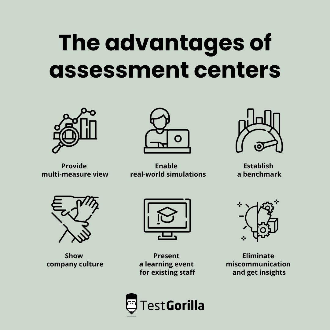 Advantages of assessment centers