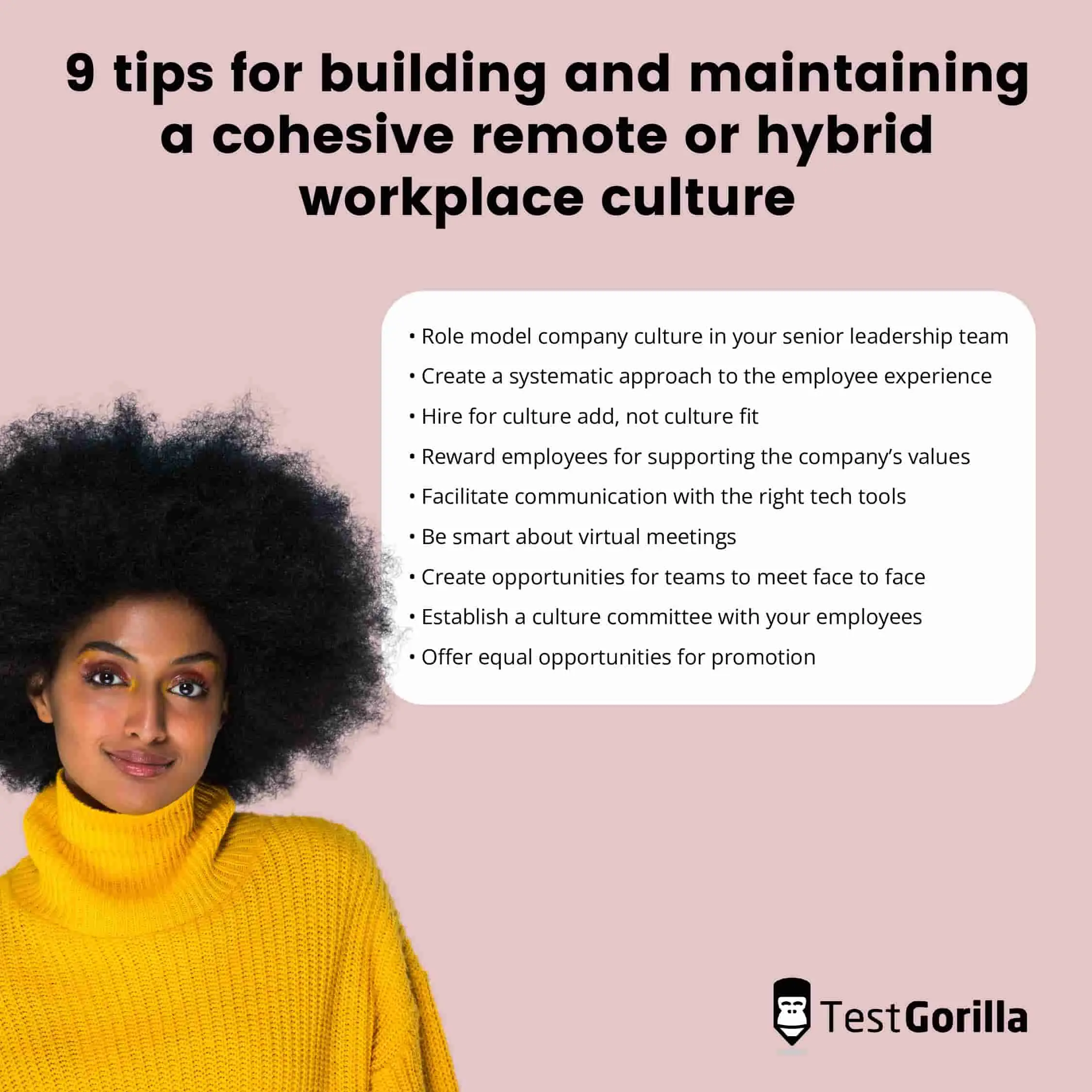 9 tips for building and maintaining a cohesive remote or hybrid workplace culture