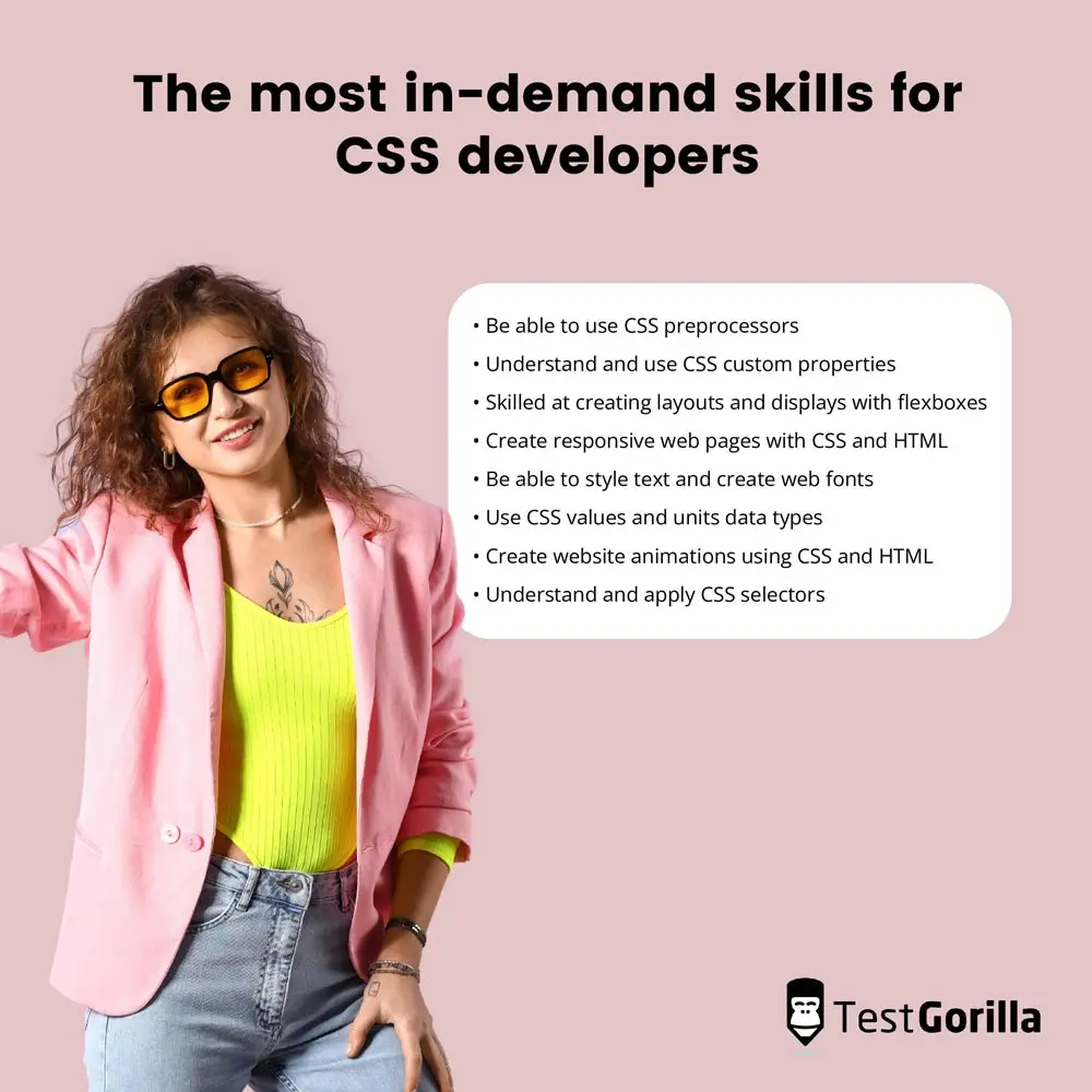 in demand skills CSS developers