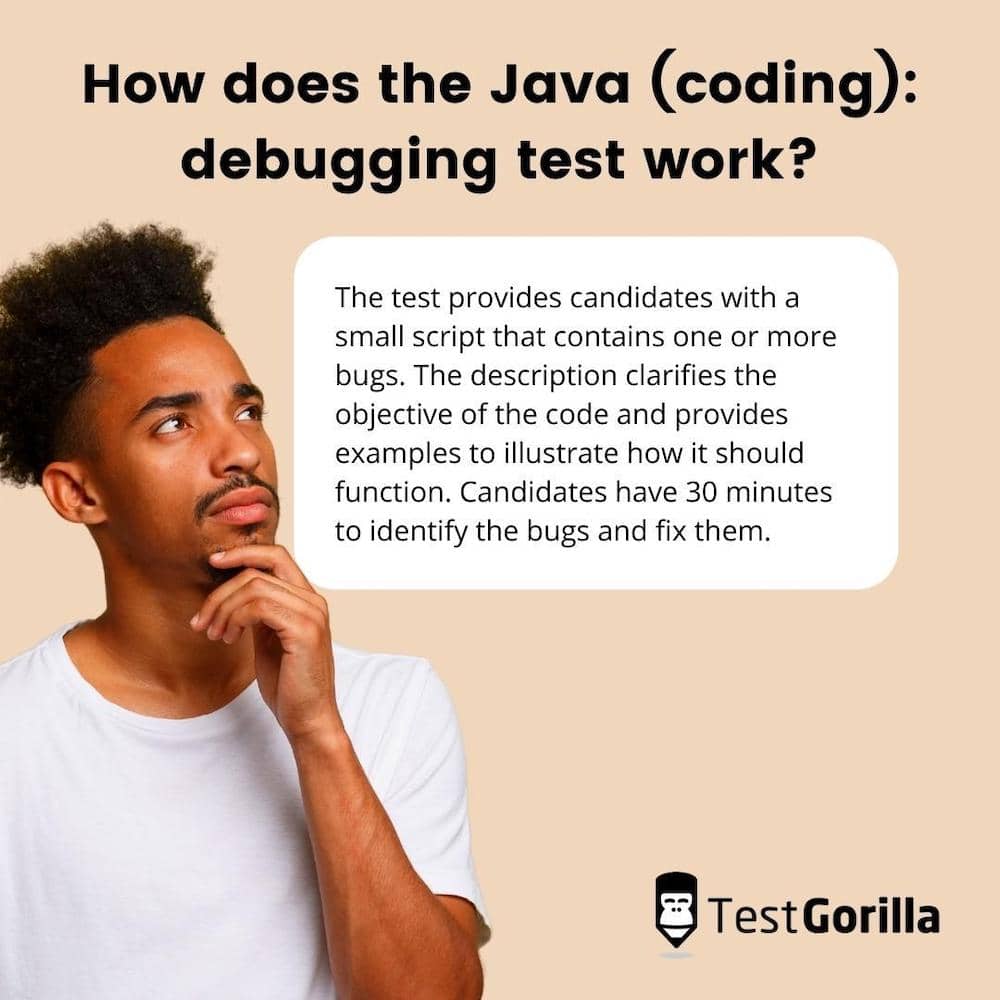 how does the java debugging test work