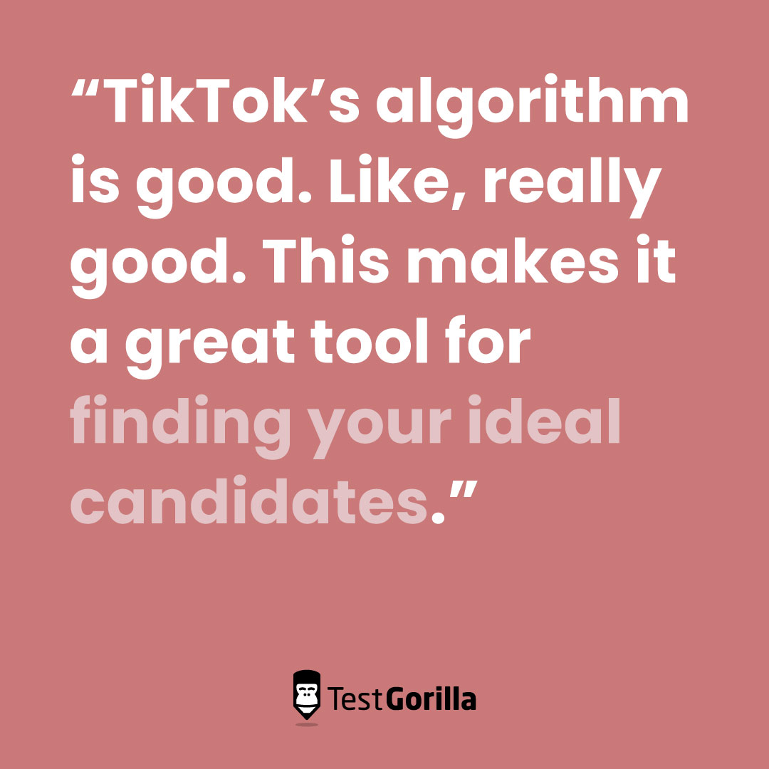 TikTok's algorithm is good