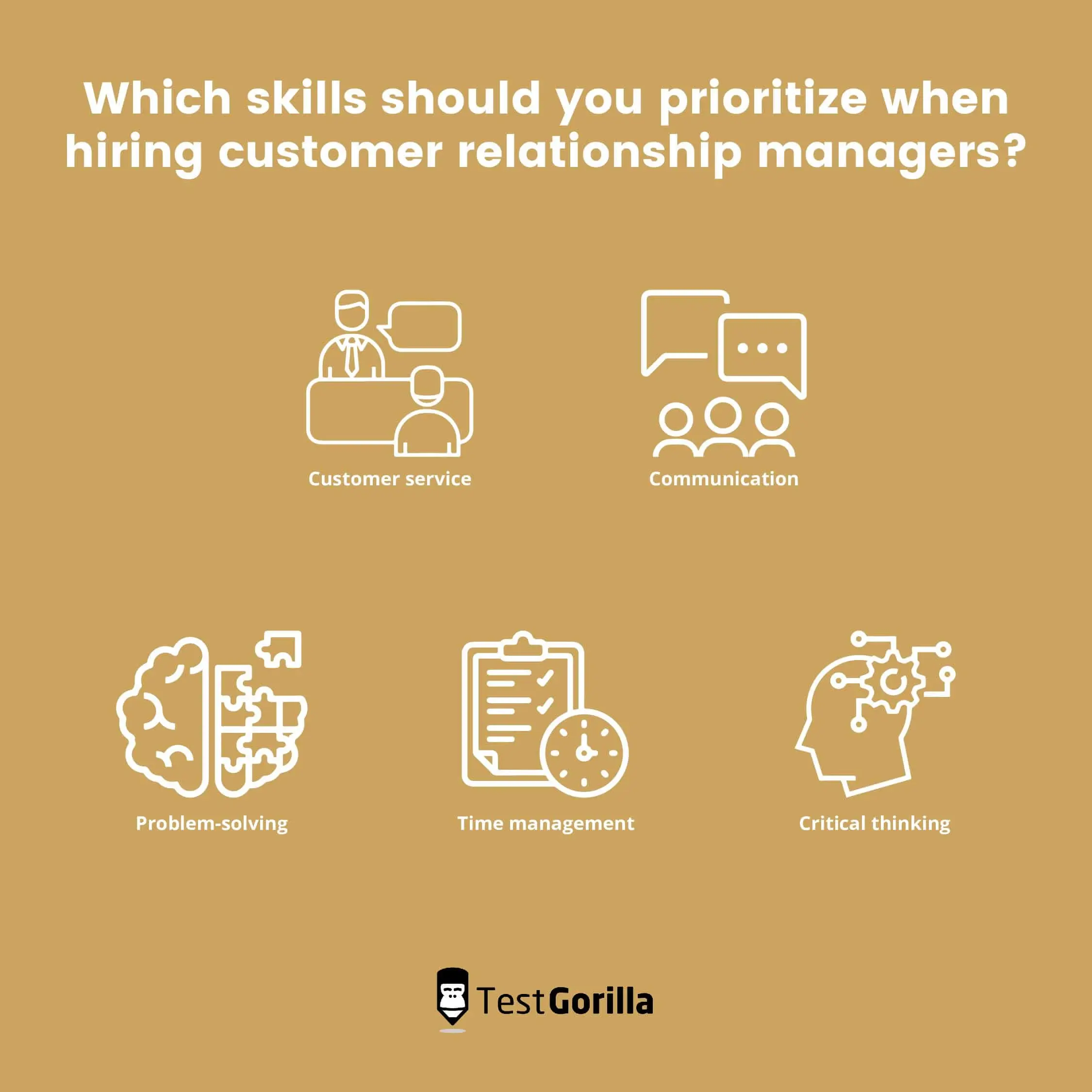 Which skills should you prioritize when hiring customer relationship managers?