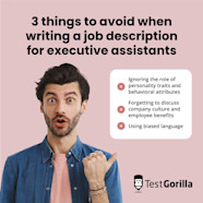 How To Write An Executive Assistant Job Description plus Template TG