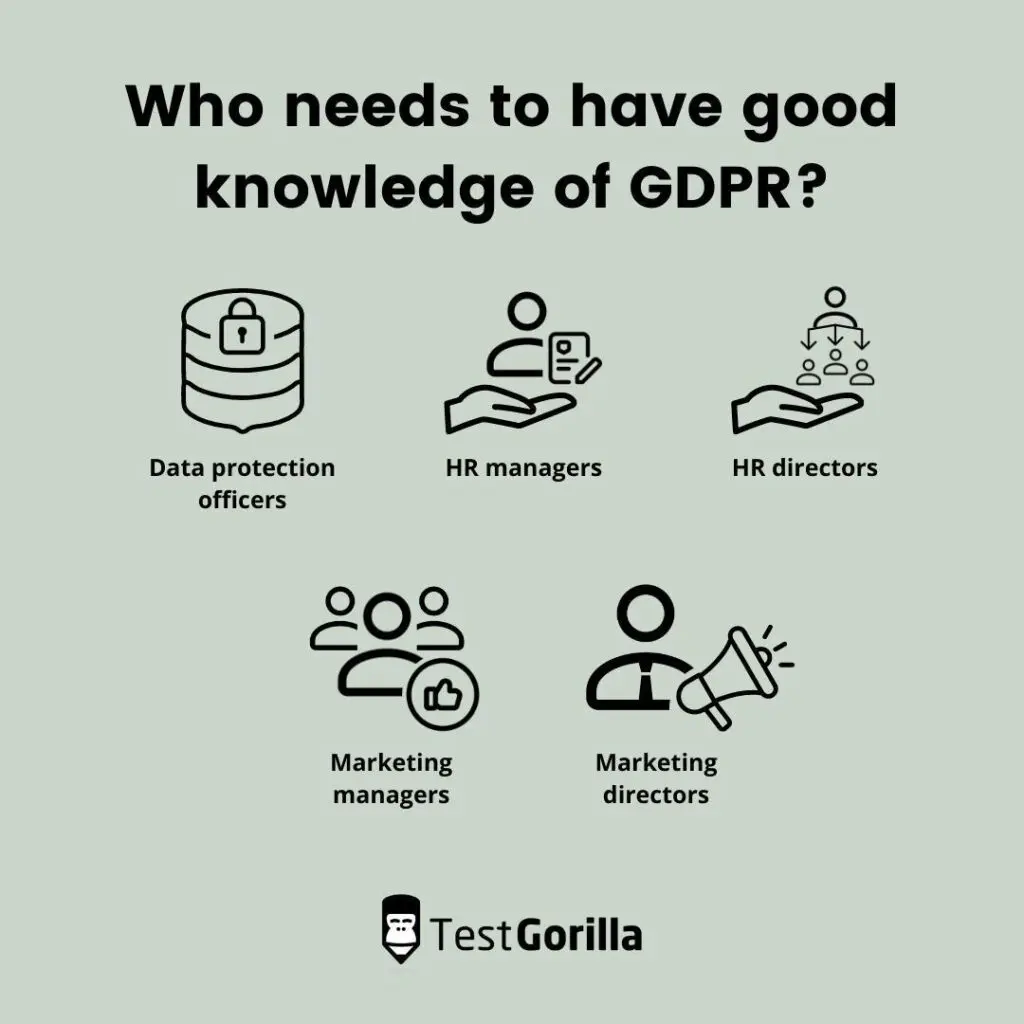 those who need to have good knowledge of GDPR