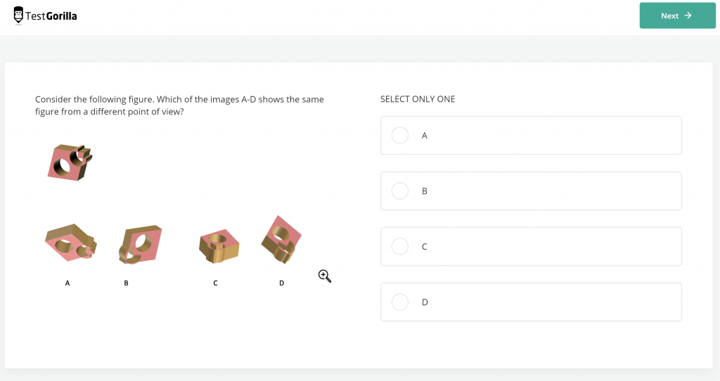 
Test d’évaluation du raisonnement spatial
