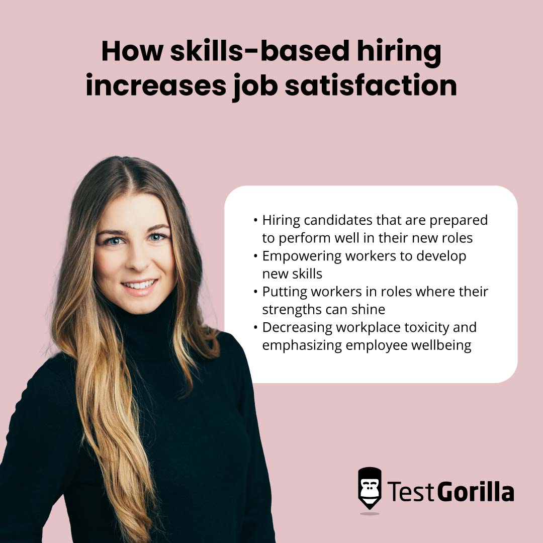 How skills-based hiring increased job satisfaction