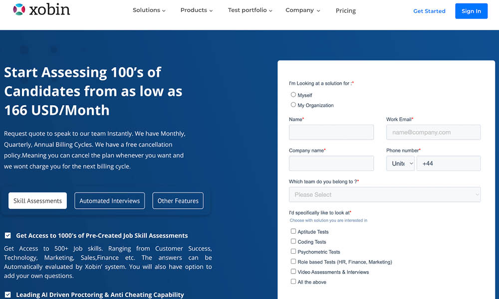 C Programming Online Test  Pre-hire Assessment by Xobin