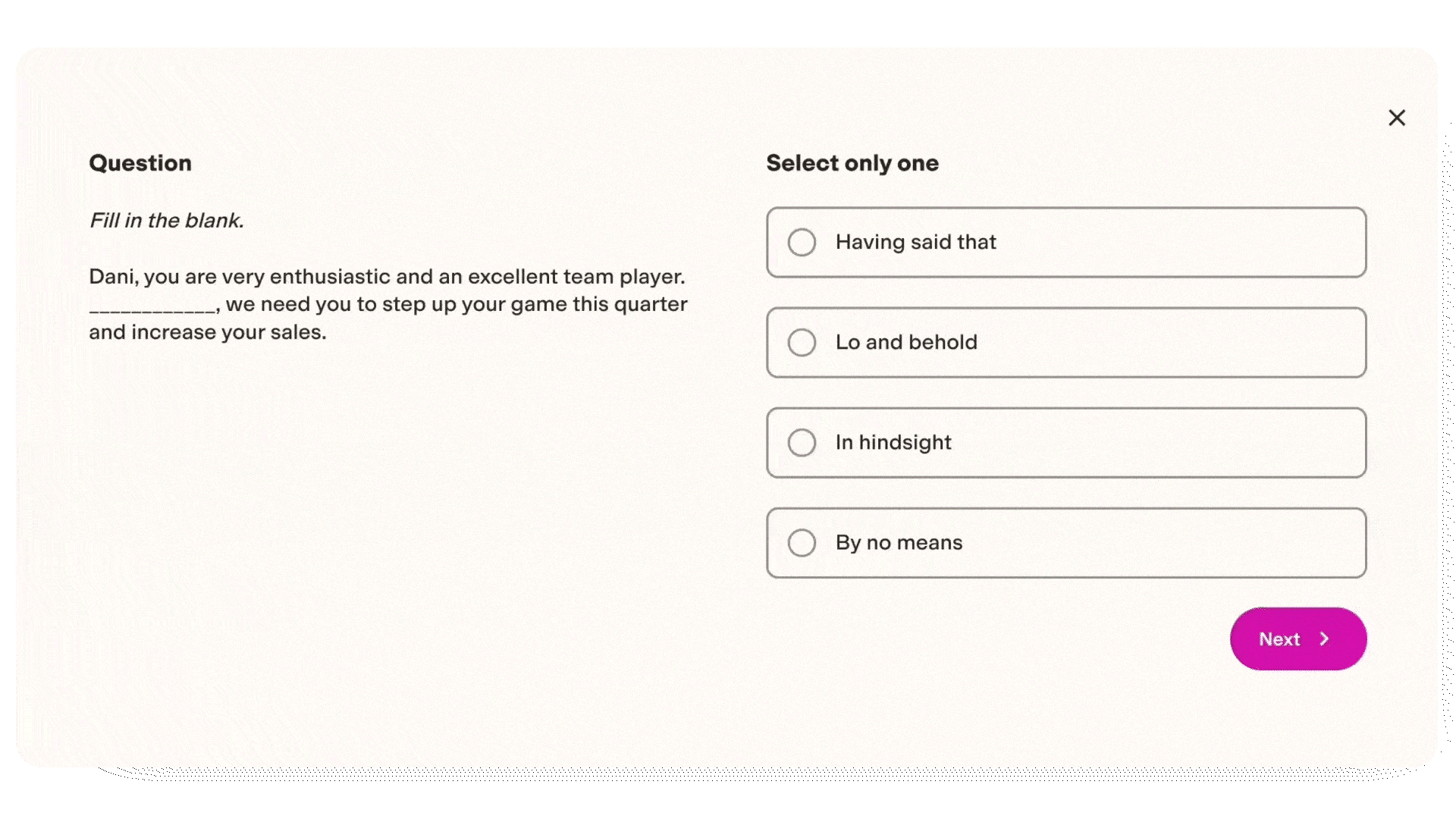See language assessments in action