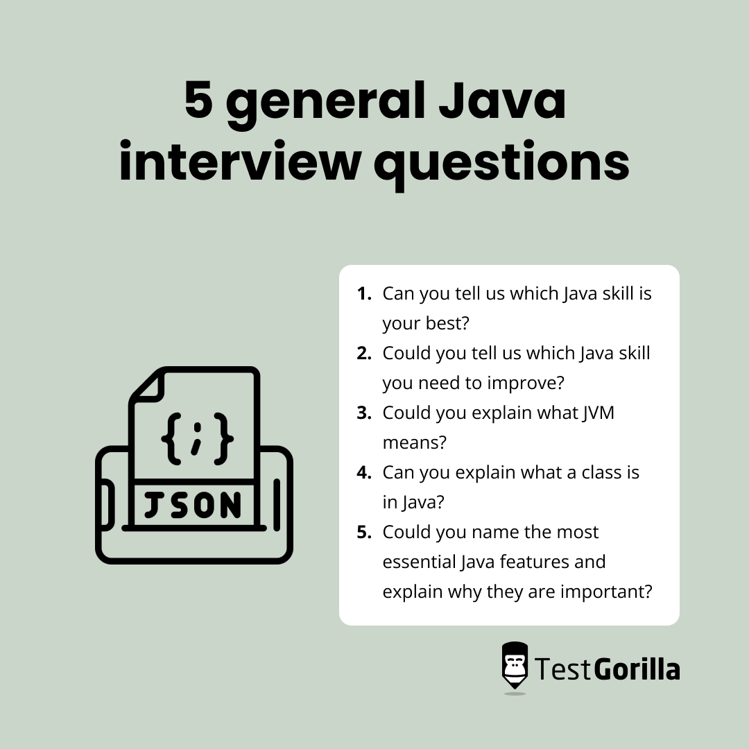 5 general Java interview questions Explanation
