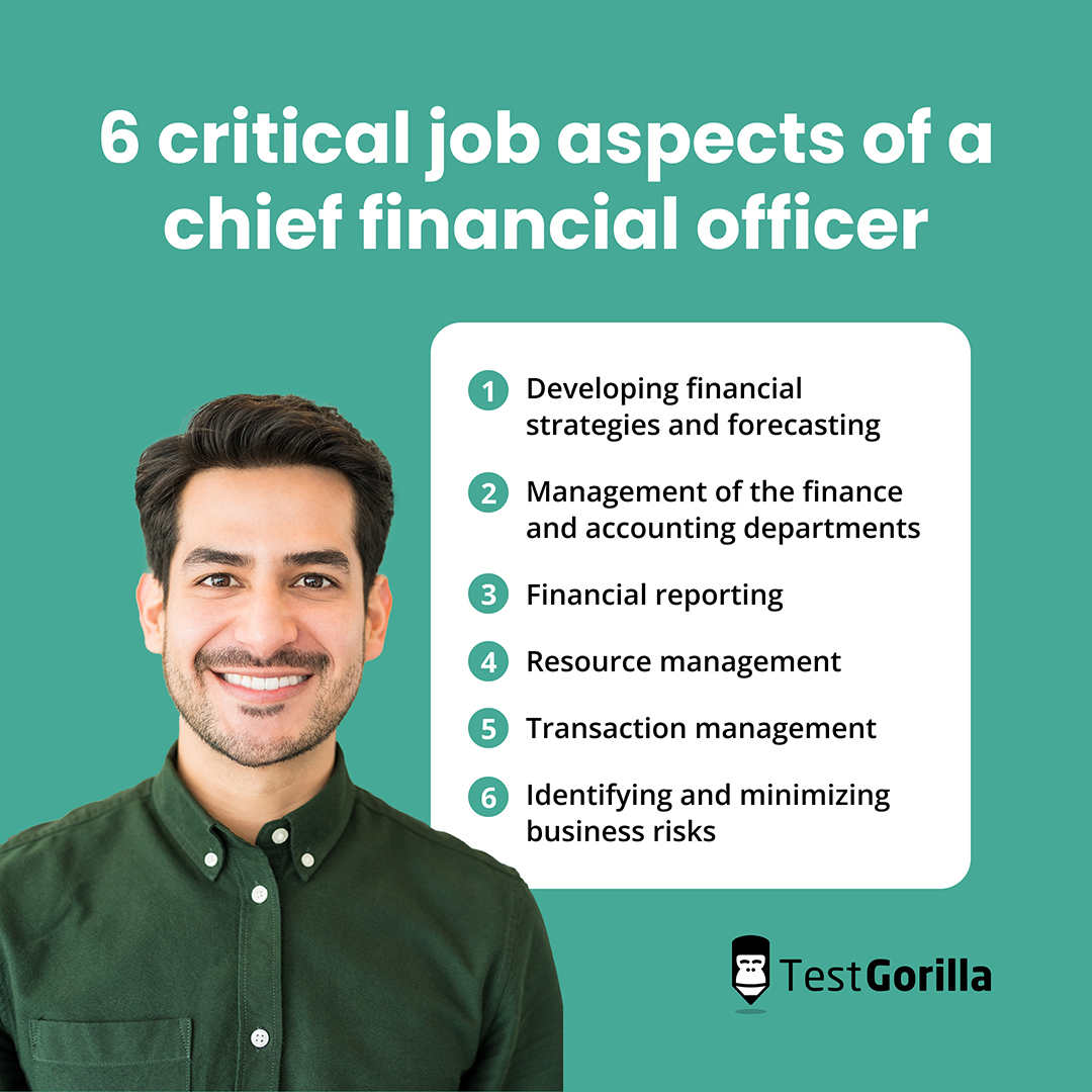 six critical aspects of a chief financial officers job
