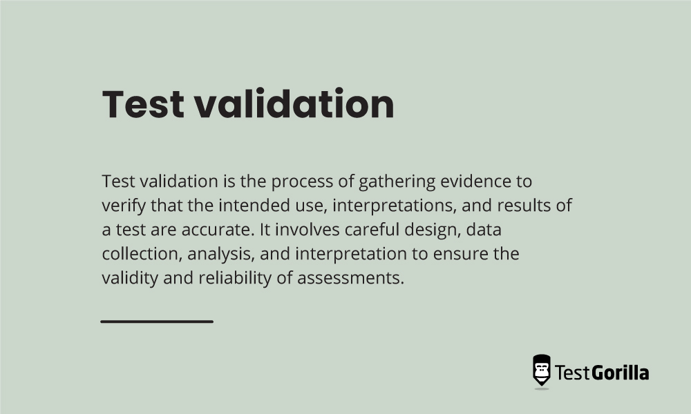 A Brief Introduction To Test Validation Tg