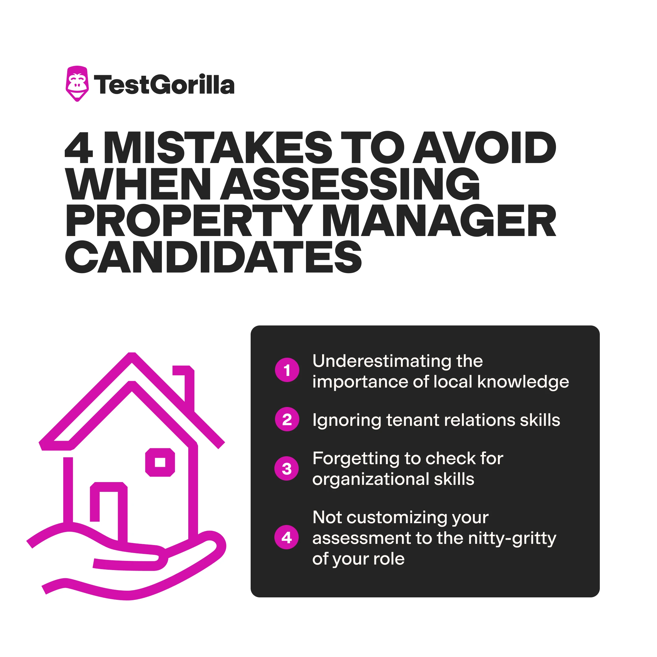 4 mistakes to avoid when assessing property manager candidates graphic