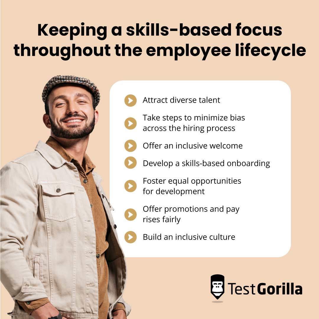 Keeping a skills-based focus throughout the employee lifecycle