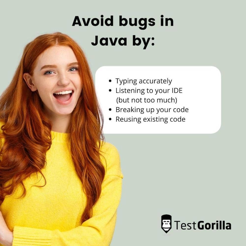 how to avoid bugs in java