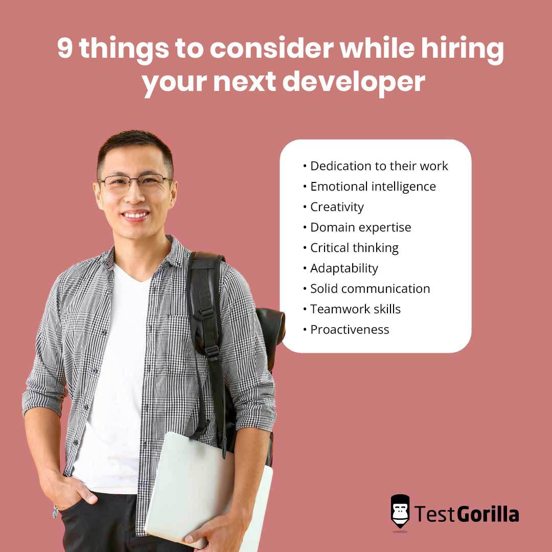 9 things to consider while hiring your next developer