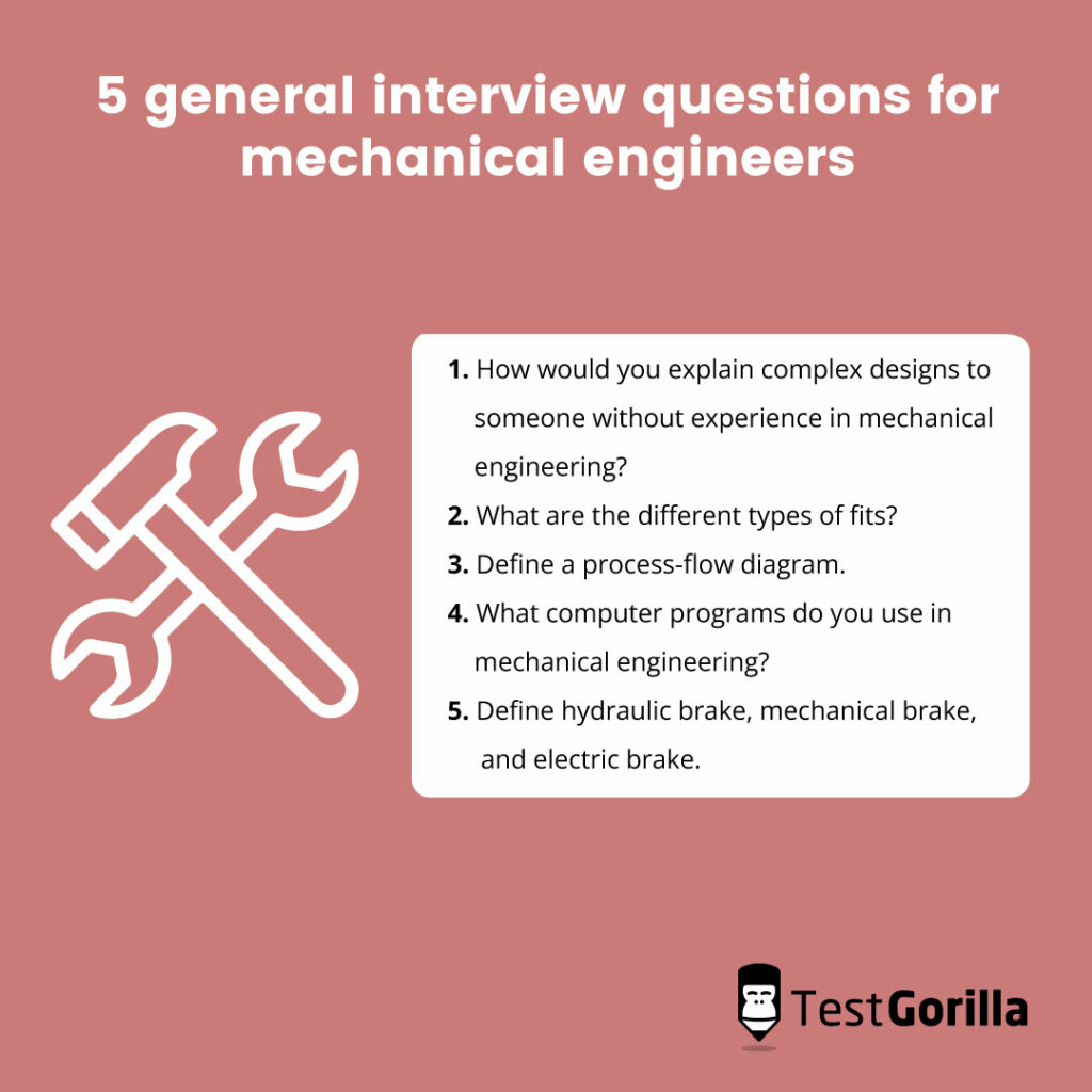 70 Mechanical Engineering Interview Questions TestGorilla   5 General Interview Questions For Mechanical Engineers 1024x1024 