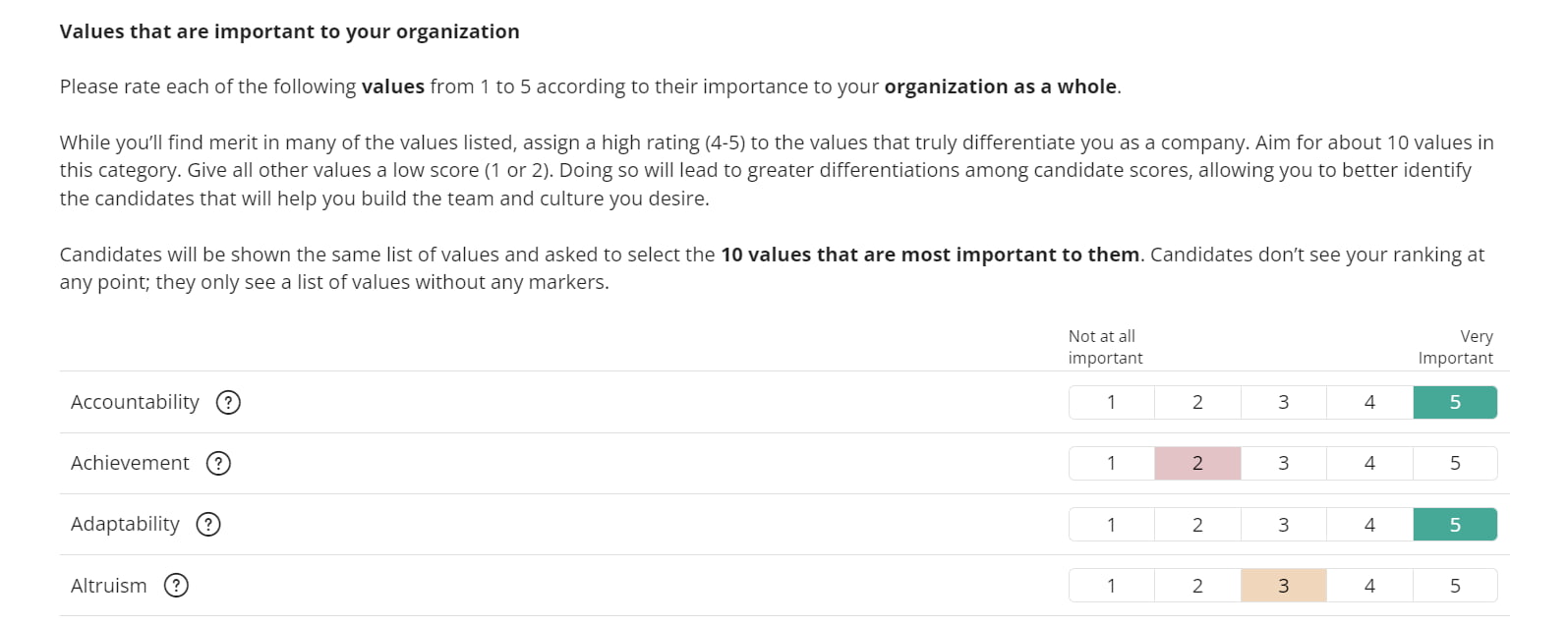 an example question from TestGorilla's Culture add test
