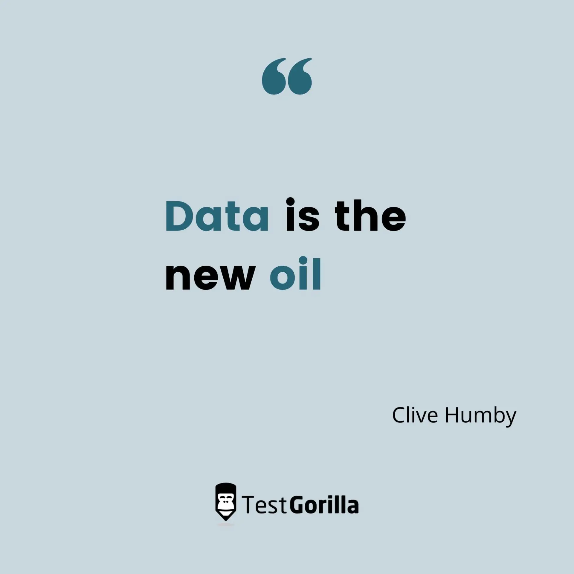 banner image for quote - data is the new oil