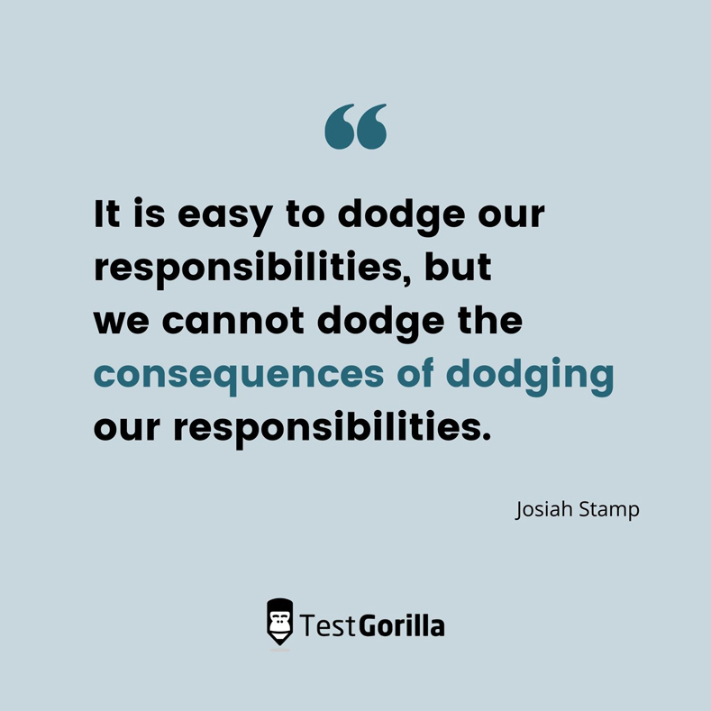 quotes about responsibility and blame