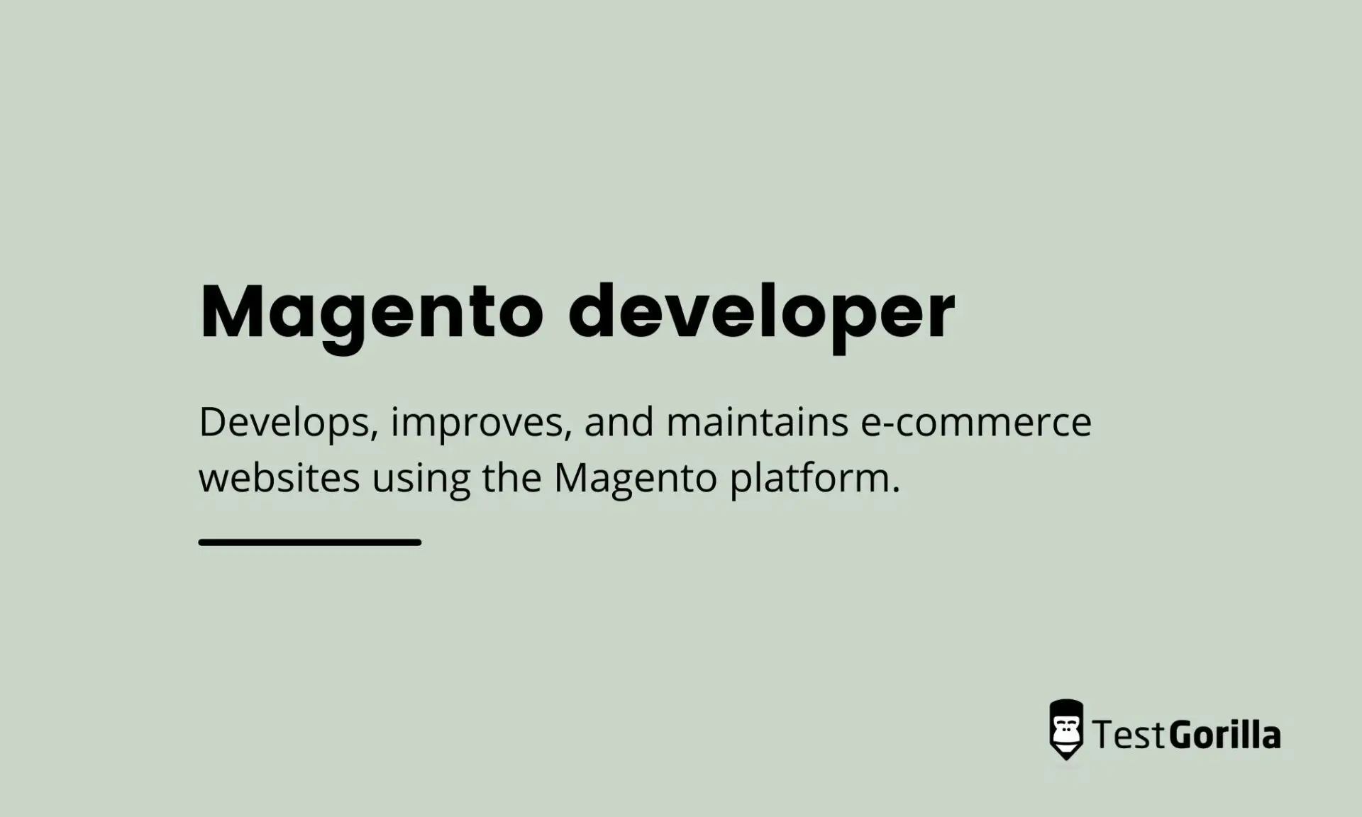 magento developer definition