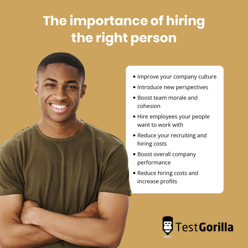 importance of hiring the right person