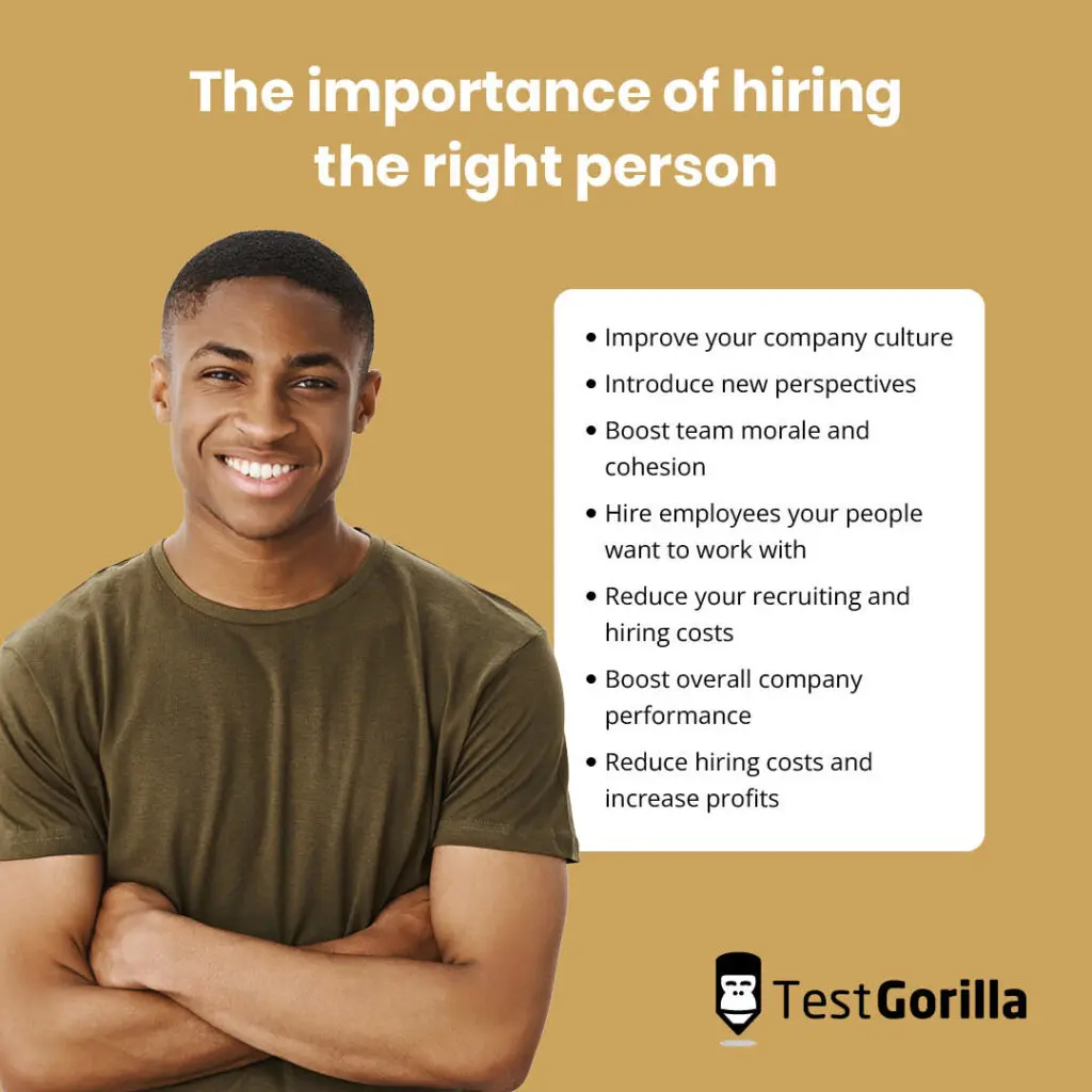 importance of hiring the right person