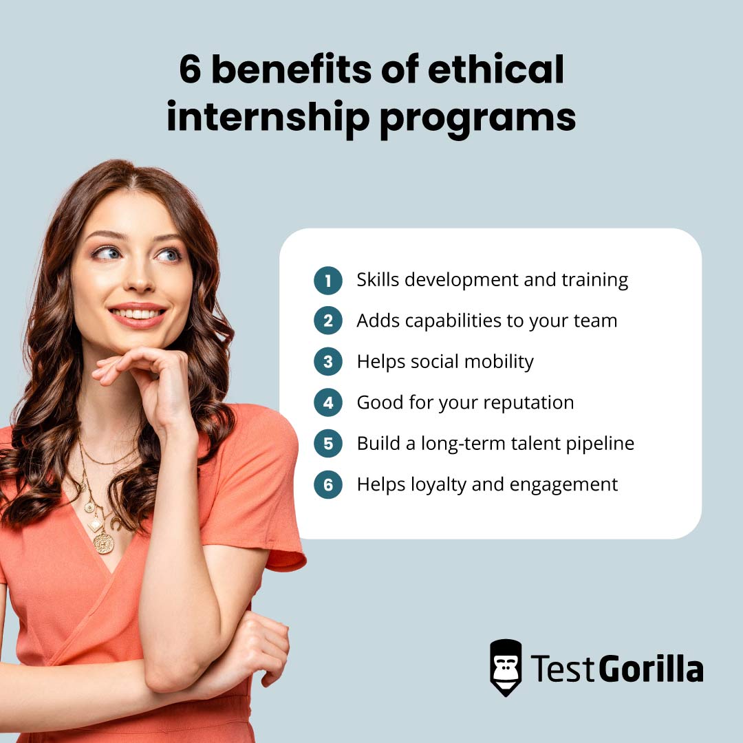 6 benefits of ethical internship programs