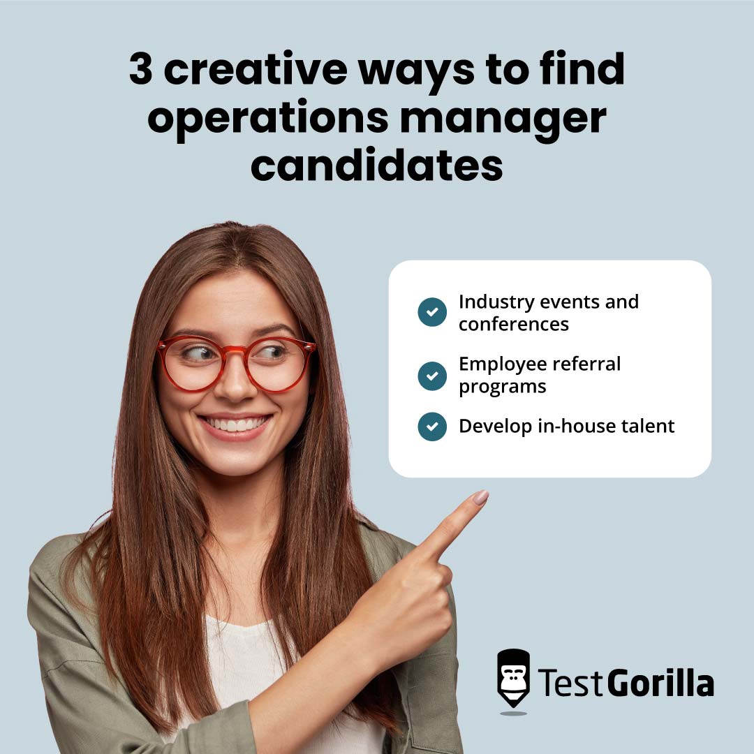 3 creative ways to find operations manager candidates graphic