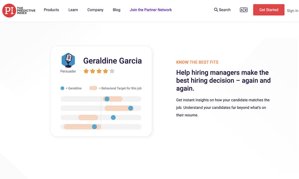 TestGorilla vs The Predictive Index - Predictive Index reporting