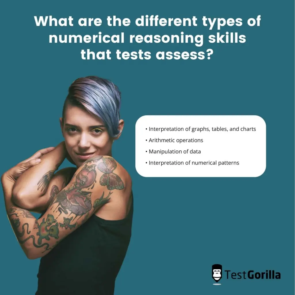 different types of numerical reasoning skills that tests assess