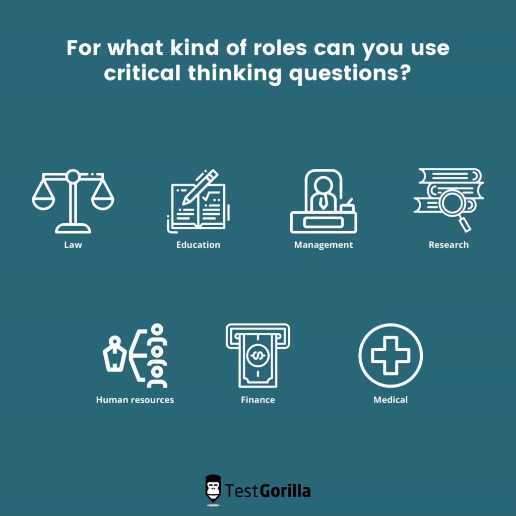 examples of roles where you can use critical thinking interview questions