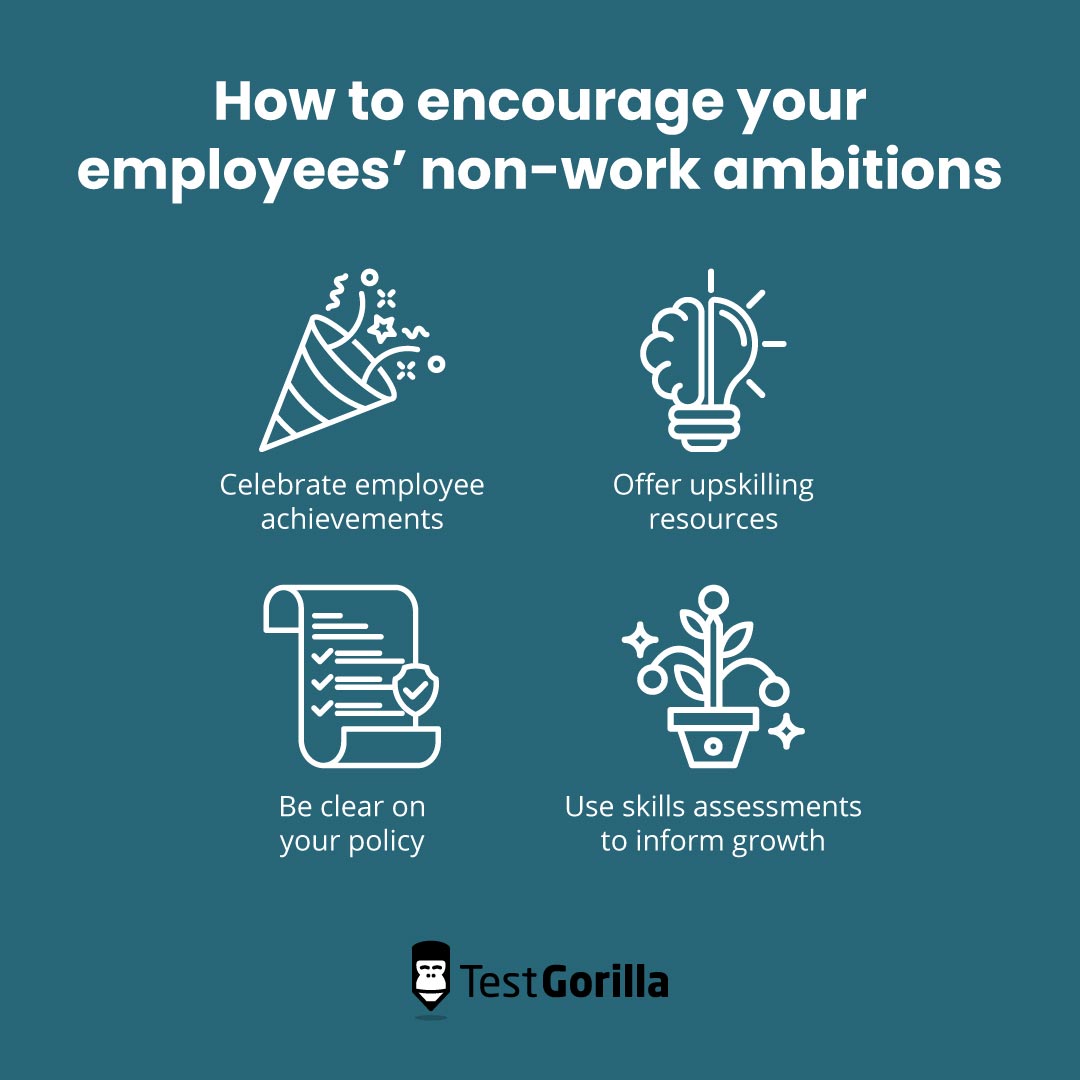 How to encourage your employees non-work ambitions.