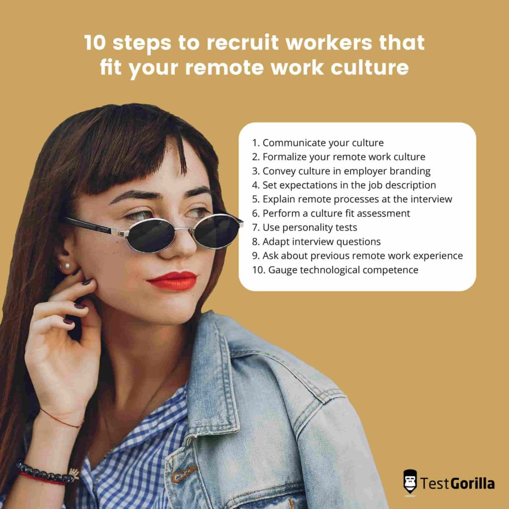 10 steps to assess remote work culture while hiring - TestGorilla