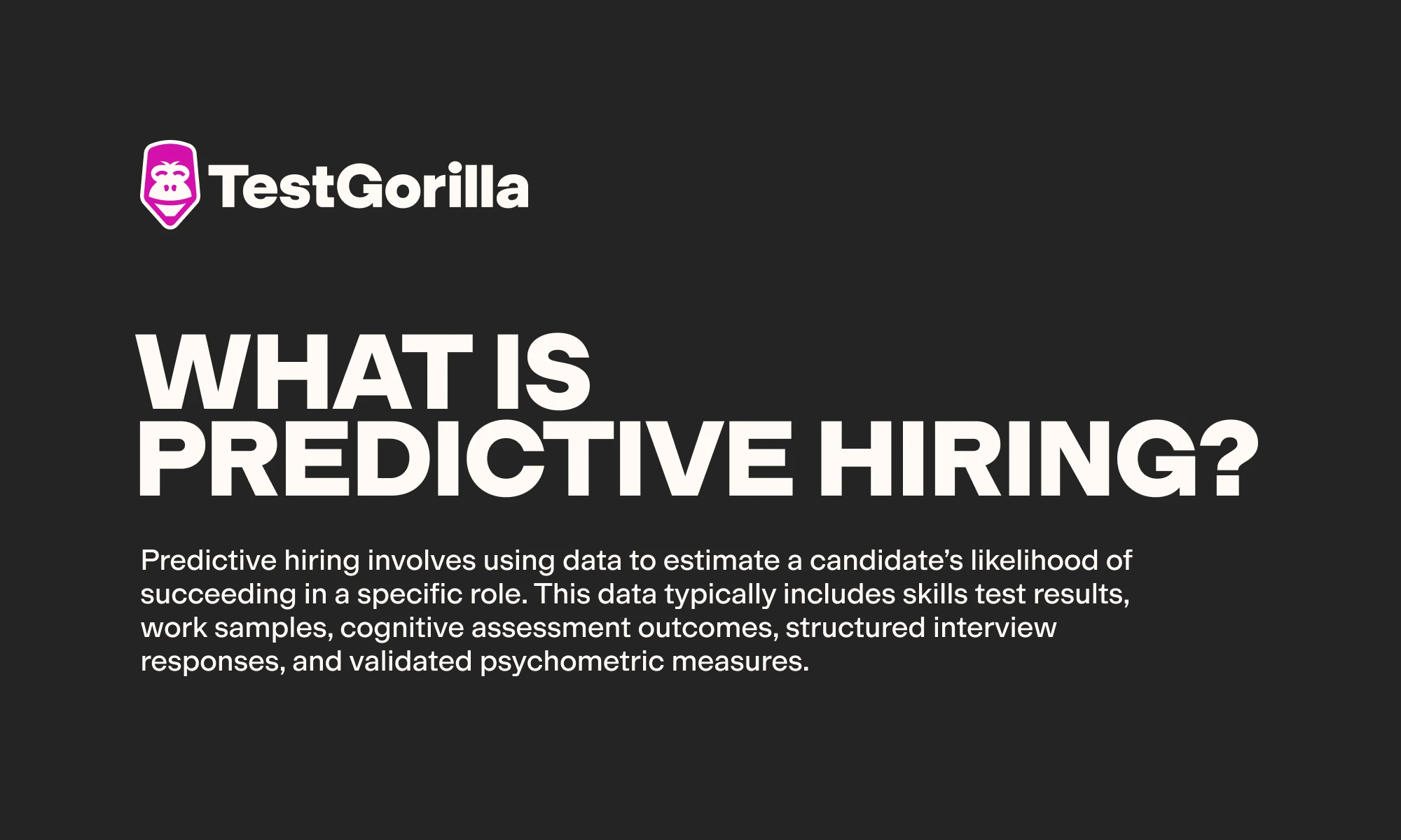 What is predictive hiring graphic