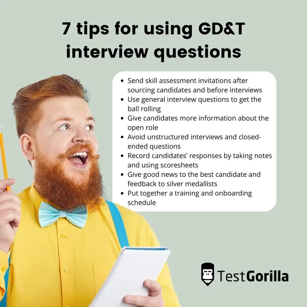 7 tips for using GD&T interview questions
